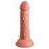 King Cock Elite 6 - zuignap, realistische dildo (15cm) - huidskleur