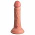 King Cock Elite 6 - zaciskane, realistyczne dildo (15 cm) - naturalne