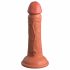 King Cock Elite 6 - realistické dildo (15 cm) - tmavé