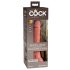 King Cock Elite 7- Saugfuß, realistischer Dildo (18cm) - natürlich