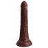 Dildo realist King Cock Elite 7 cu ventuză, 18 cm - maro