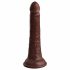 King Cock Elite 7 - zaciskane, realistyczne dildo (18 cm) - brązowe