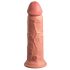 King Cock Elite 8 - zuignap, realistische dildo (20 cm) - natuurlijk