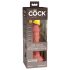 King Cock Elite 6 - připínací, realistické dildo (15 cm) - tmavě přírodní