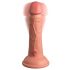 King Cock Elite 6 - realistické dildo (15 cm) - tmavé prírodné