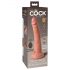 King Cock Elite 7 - Suction Cup Radio-Controlled Vibrator 7 inch - Natural