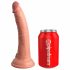 King Cock Elite 7 - sterowane radiowo, realistyczne dildo 18 cm - naturalne