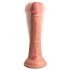 King Cock Elite 7 - Saugnapf, funkgesteuerter realistischer Vibrator 18cm - naturfarben