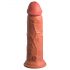 King Cock Elite 8 - Realistic Vibrator with Suction Cup 8 (Dark Natural)"