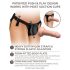 Body Dock Elite King Cock per Principianti - Imbracatura Strap-On (Nera)