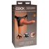 King Cock Elite Comfy - Strap-on dildó met harnas (donker)