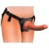 King Cock Elite Comfy - Strap-on dildó met harnas (donker)