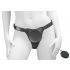 Body Dock G-punt Pro - oplaadbare, draadloze strap-on slip (zwart)