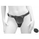 Body Dock G-spot Pro - oplaadbare, draadloze strap-on slip (zwart)