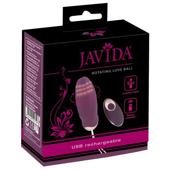 Javida - radiografische draaiende parelvibrator (paars)