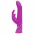 Happyrabbit Rechargeable Waterproof Thrusting Vibrator (Purple)