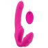 Strepless Strap-On - vibratore indossabile (rosa)