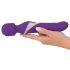 Javida Bacchetta Magica & Perla - Vibratore massaggiatore 2in1 (viola)