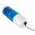 You2Toys - oplaadbare draai-stoter masturbator (blauw-wit)