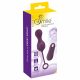 SMILE RC Vibrating Love Eggs - rechargeable, wireless (purple)