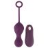 SMILE RC Vibrating Love Eggs - rechargeable, wireless (purple)