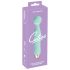 Cuties Mini Wand - Akkubetriebener, wasserdichter, massierender Vibrator (grün)