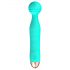 Cuties Mini Wand - rechargeable, waterproof massage vibrator (green)