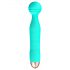 Cuties Mini Wand - rechargeable, waterproof massage vibrator (green)