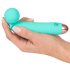 Cuties Mini Wand - vibrator masaj waterproof, cu acumulator (verde)