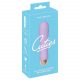 Cuties Mini - rechargeable, waterproof, grid vibrator (purple)