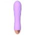 Cuties Mini - rechargeable, waterproof, grid vibrator (purple)