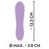 Cuties Mini - rechargeable, waterproof, grid vibrator (purple)