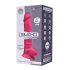 Silexd 8 - Formbarer, Saugnapffester, Hoden Vibrator - 20cm (Pink)