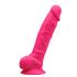 Silexd 8 - Vibrateur flexible avec ventouse - 20 cm (rose)