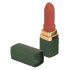 Vibrator ruj - rezistent la apă, cu acumulator, Emerald Love (verde-bordo)