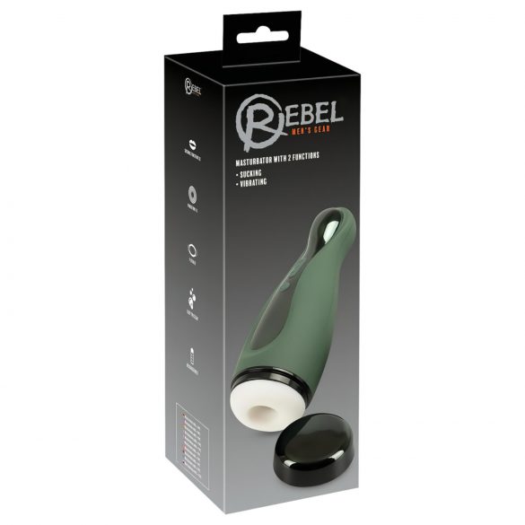 Rebel 2 Functions - Rechargeable Suction-Vibrating Masturbator