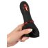 Rebel - Battery Powered, Dual Motor glans Vibrator (Black)