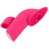 SMILE Licking - nabíjací prstový vibrátor s jazyčkom so vzduchovou vlnou (ružový)