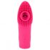 SMILE Licking - oplaadbare, luchtgolven- en tongtrillinger vinger vibrator (roze)