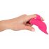 SMILE Licking - nabíjací prstový vibrátor s jazyčkom so vzduchovou vlnou (ružový)