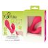 Panty SMILE - vibratore 2in1 ricaricabile e wireless (rosa)