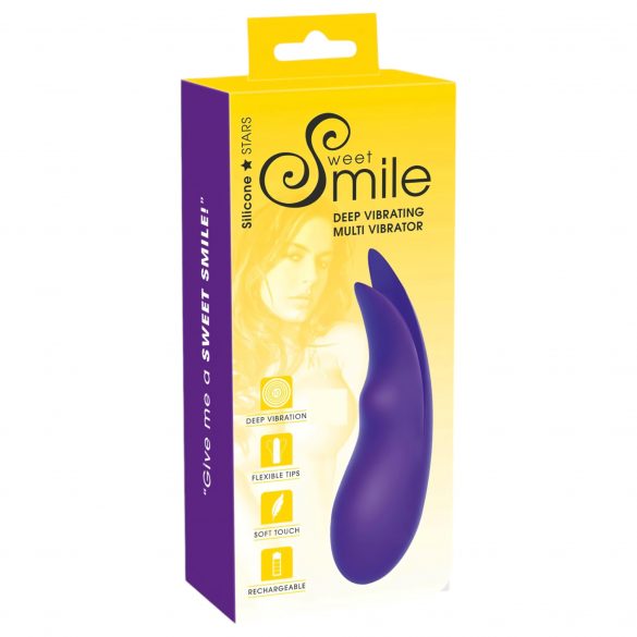 SMILE Multi - återuppladdbar, extra kraftfull klitorisvibrator (lila)