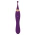 Javida - 2in1 Rechargeable Clitoral Stimulator and Vibrator Set (Purple)