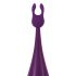 Javida - Set vibrator și stimulator clitoridian 2in1 (mov)