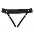 You2Toys Strap-on - akuga, õõnes, kinnitatav vibraator (naturaalne)