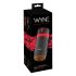 WYNE 04 - Rechargeable Vibrating Suction Masturbator (Black-Red)