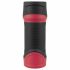 WYNE 04 - Rechargeable Vibrating Suction Masturbator (Black-Red)