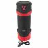 WYNE 04 - Rechargeable Vibrating Suction Masturbator (Black-Red)