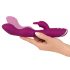 SOURIRE - Vibromasseur flexible avec bras clitoridien et stimulation du point G (violet)