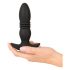 Vibrator anal cu telecomandă ANOS (negru)